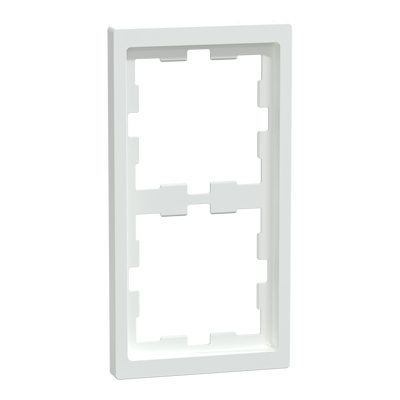 Cornice D-Life, 2 slot, bianco loto