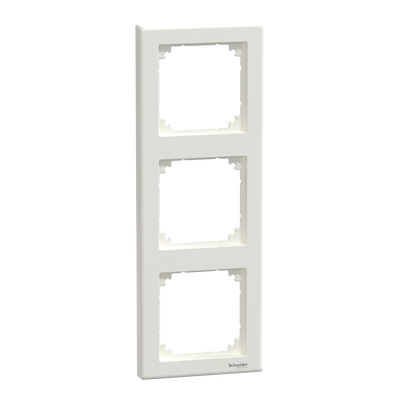 Cornice Serie civile, SpaceLogic KNX, Interruttori Merten System M, M_SMART Bianco Brillante Tripla