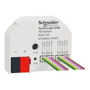 Interfaccia Pulsanti SpaceLogic KNX Secure Basic - 8 Canali – Immagine 2 di 5