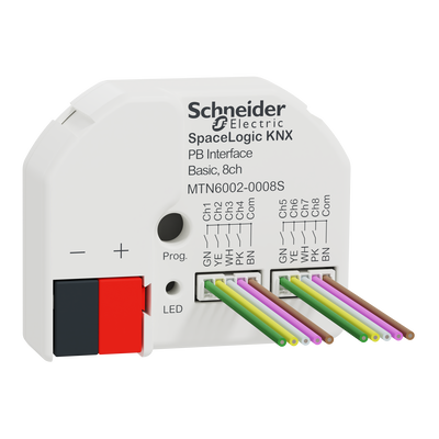 Interfaccia Pulsanti SpaceLogic KNX Secure Basic - 8 Canali