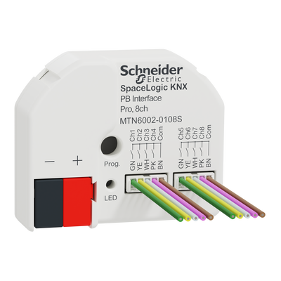 Interfaccia Pulsanti SpaceLogic KNX Secure Pro - 8 Canali