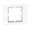 Cornice D-Life - 1 slot - per scatola 3 moduli - bianco loto