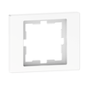 Cornice D-Life - 1 slot - per scatola 3 moduli - bianco loto