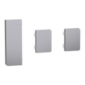 2 Pulsanti Small 1 Medium Push Button KNX Acciaio