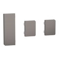 2 Pulsanti Small 1 Medium Push Button KNX Nichel
