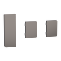 2 Pulsanti Small 1 Medium Push Button KNX Nichel