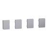 4 Pulsanti Small Push Button KNX Acciaio&nbsp 