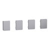 4 Pulsanti Small Push Button KNX Acciaio&nbsp 