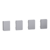 4 Pulsanti Small Push Button KNX Acciaio&nbsp 