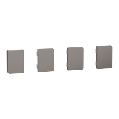 4 Pulsanti Small Push Button KNX Metallo Nichel