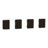 4 Pulsanti Small Push Button KNX Metallo Moca