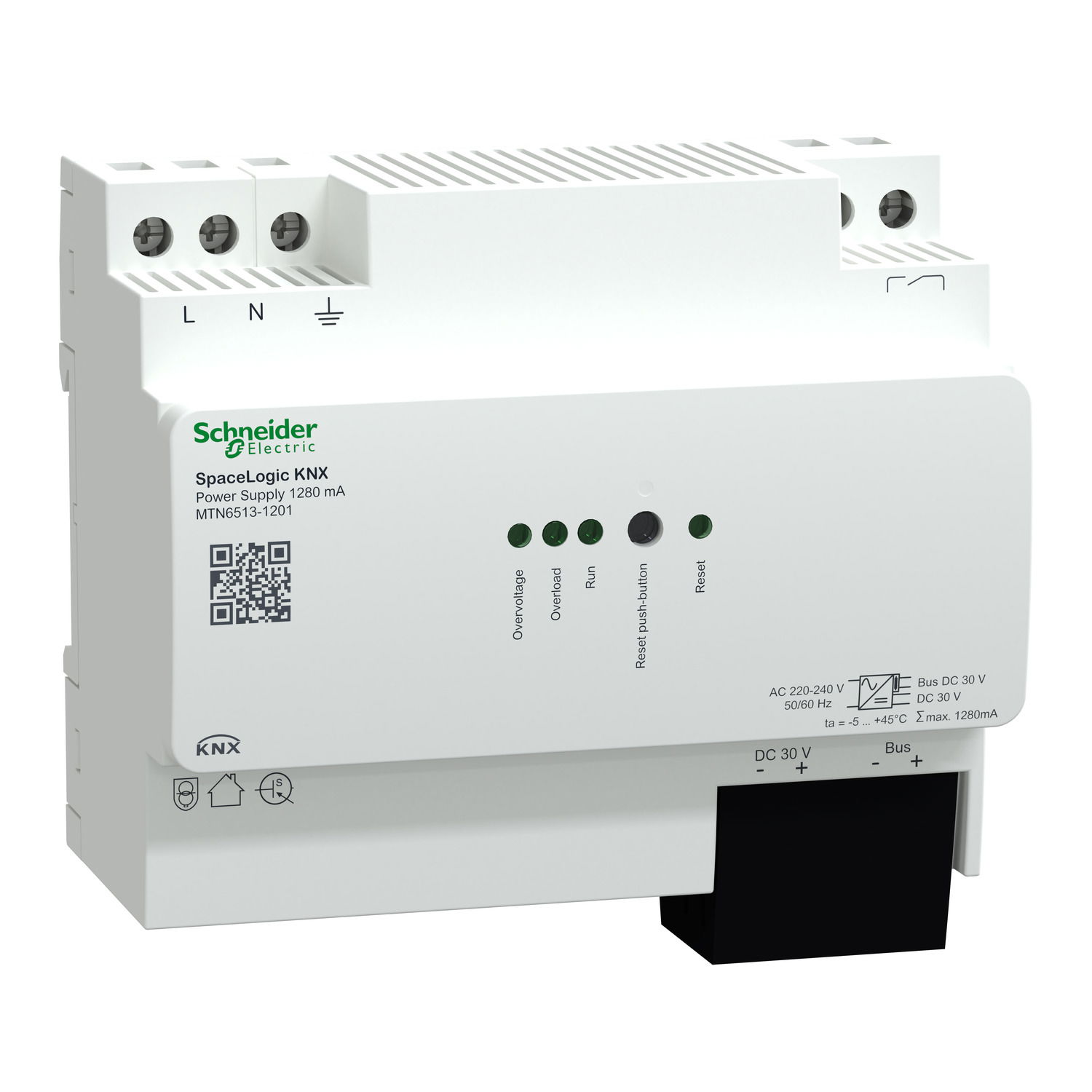 Alimentatore 1280mA SpaceLogic KNX – Immagine 3 di 3