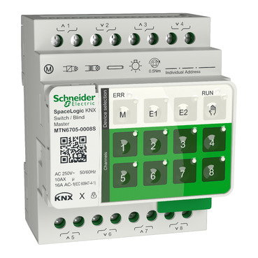 Master C Com/Ven 8/4ch16A SpaceLogic KNX Secure – Immagine 2 di 3
