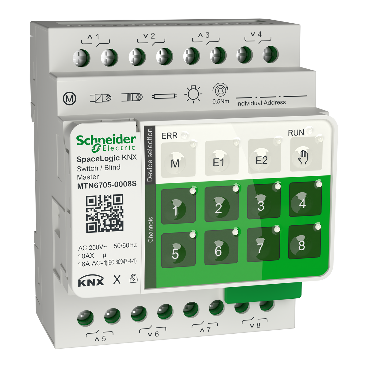 Master C Com/Ven 8/4ch16A SpaceLogic KNX Secure