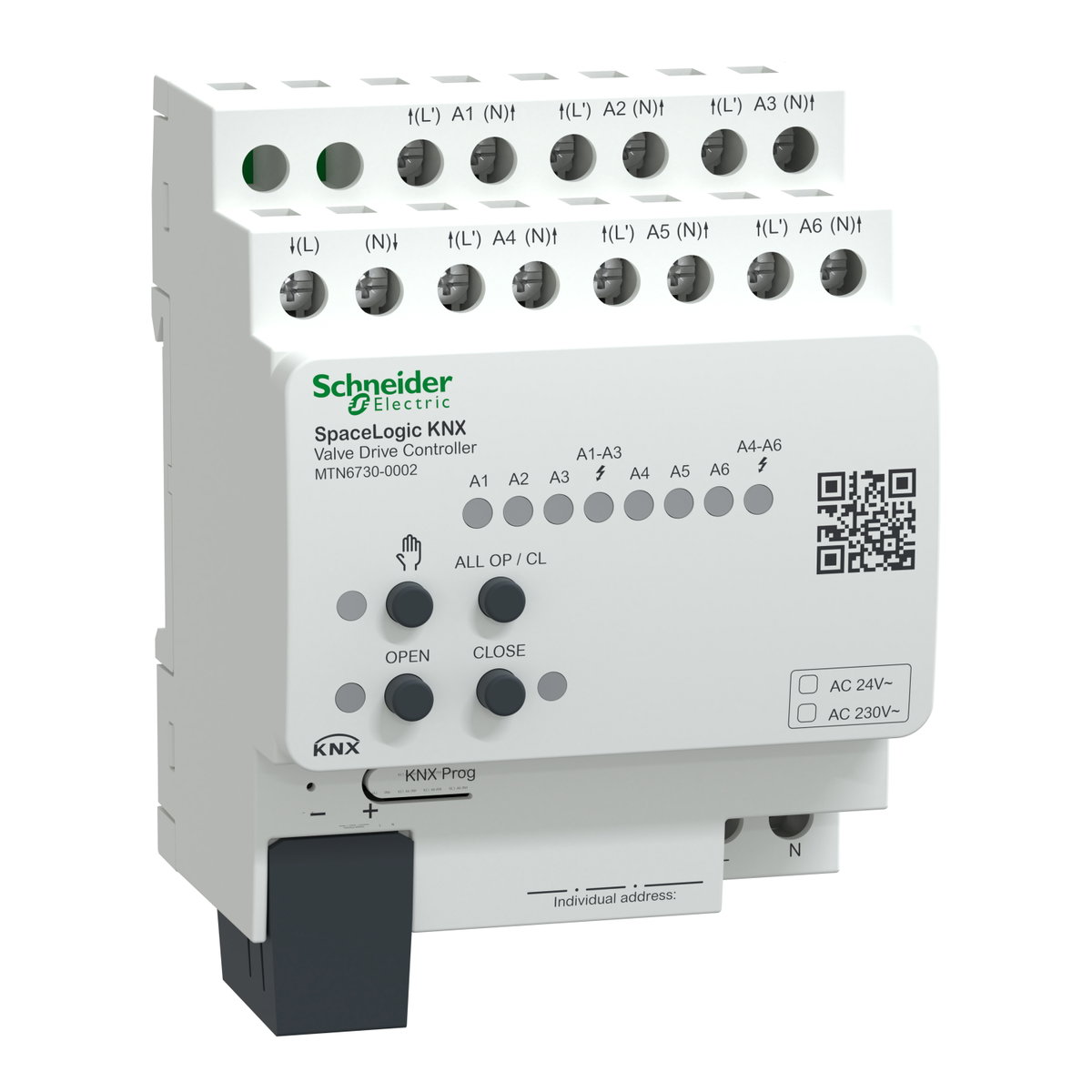 Controller azionamento valvole SpaceLogic KNX – Immagine 3 di 3