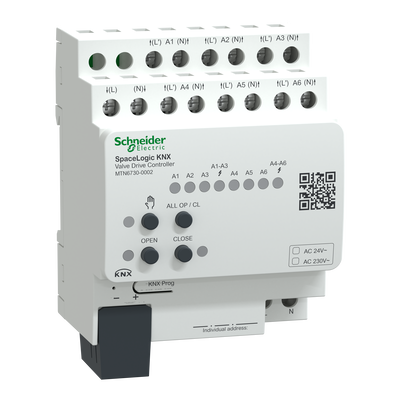 Controller azionamento valvole SpaceLogic KNX