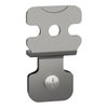 4 staffe di fissaggio a parete in Acciaio Inox AISI 304L per PanelSeT SBX