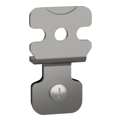 4 staffe di fissaggio a parete in Acciaio Inox AISI 304L per PanelSeT SBX