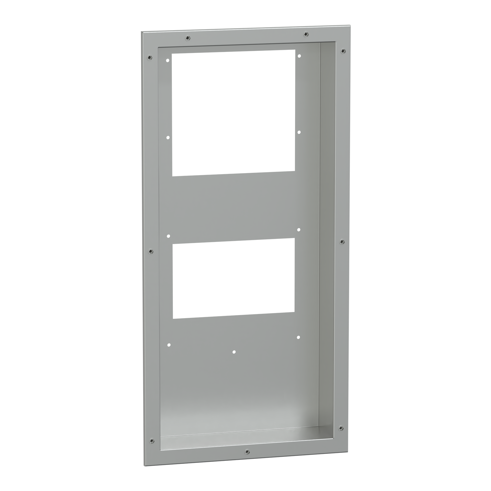 Kit di montaggio semi incasso per condizionatore laterale in acciaio inox, Climasys CU, 0,8 - 1 kW