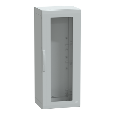 Armadio in poliestere, PanelSeT PLA, porta trasparente, totalmente chiuso, 1250x500x420mm, IP65, IK08
