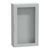 Armadio in poliestere, PanelSeT PLA, porta trasparente, totalmente chiuso, 1250x750x320mm, IP65, IK08