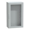 Armadio in poliestere, PanelSeT PLA, porta trasparente, totalmente chiuso, 1250x750x420mm, IP65, IK08