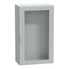 Armadio in poliestere, PanelSeT PLA, porta trasparente, totalmente chiuso, 1250x750x420mm, IP65, IK08