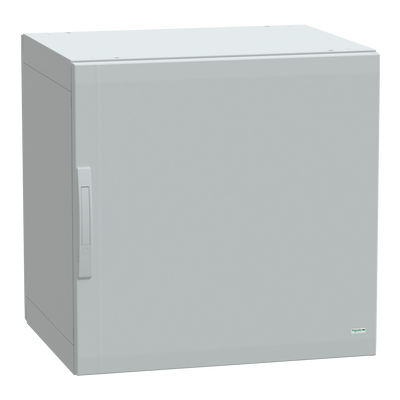 Armadio in poliestere, PanelSeT PLA, porta piena, totalmente chiuso, 750x750x620mm, IP65, IK10