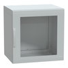 Armadio in poliestere, PanelSeT PLA, porta trasparente, totalmente chiuso, 750x750x620mm, IP65, IK08
