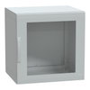 Armadio in poliestere, PanelSeT PLA, porta trasparente, totalmente chiuso, 750x750x620mm, IP65, IK08