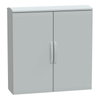 Armadio in poliestere, PanelSeT PLA, porta piena, tetto ventilato, 1000x1000x320 mm, IP44, IK10