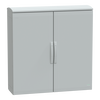 Armadio in poliestere, PanelSeT PLA, porta piena, tetto ventilato, 1000x1000x320 mm, IP44, IK10