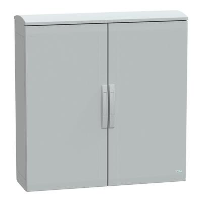 Armadio in poliestere, PanelSeT PLA, porta piena, tetto ventilato, 1000x1000x320 mm, IP44, IK10