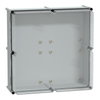 Cassetta PLS, retro in poliestere, coperchio trasparente per PC IP65 54x54x23cm