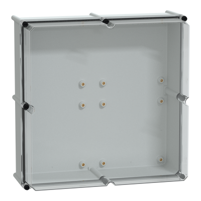 Cassetta PLS, retro in poliestere, coperchio trasparente per PC IP65 54x54x23cm
