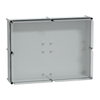 Cassetta PLS, retro in poliestere, coperchio trasparente per PC IP65 54x72x23cm