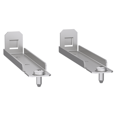 Set di 2 kit per fissaggio centrale montanti 19"