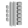 Kit di fissaggio per rack fisso da 19 pollici, PanelSeT SFN,  Per armadio elettrico sismico 6G