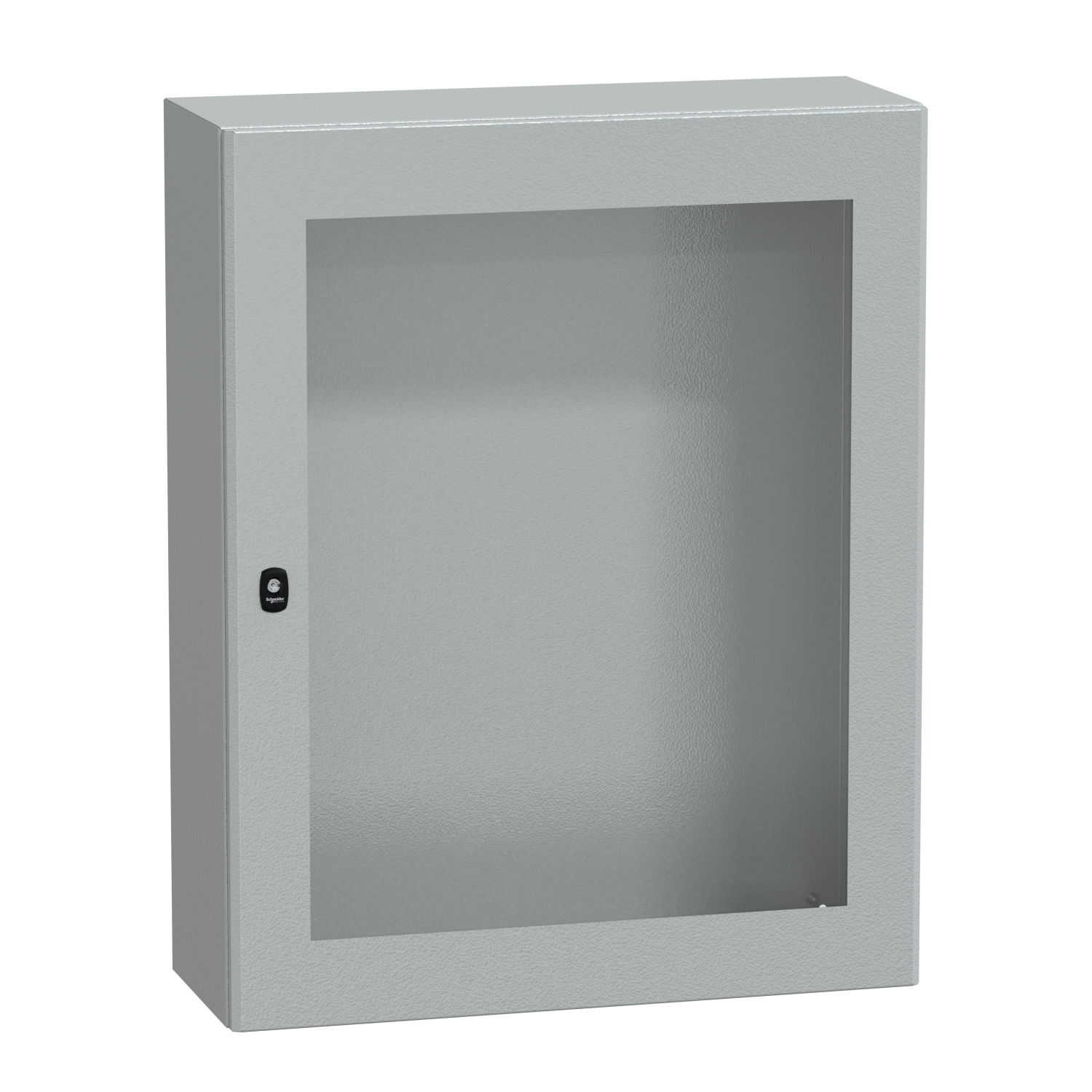 Cassetta in acciaio montata a parete, PanelSeT S3D, porta trasparente, senza piastra di montaggio, 1000x800x300 mm, IP66, IK08 – Immagine 3 di 4