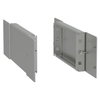 Pannello laterale zoccolo inox P400xH100 316L