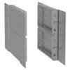 Pannelli laterali zoccolo inox P400xH200 Aisi 304L