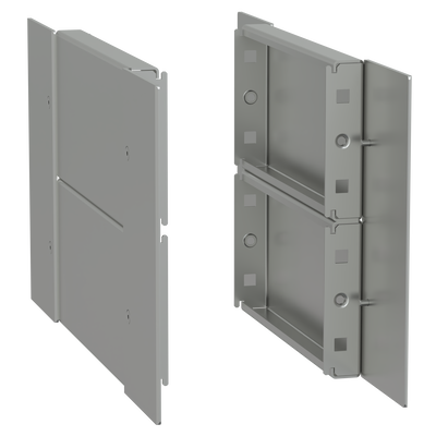 Pannelli laterali zoccolo inox P400xH200 Aisi 304L