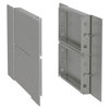 Pannelli laterali zoccolo inox P400xH200 316L