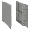 Pannelli laterali zoccolo inox P400xH200 316L