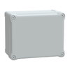 Contenitore in policarbonato , PanelSeT TBP,  UL, IP66, IK08, RAL 7035, A241xL194xP127 con coperchio opaco H40
