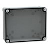Contenitore in policarbonato , PanelSeT TBP,  UL, IP66, IK08, RAL 7035, A241xL192xP87 con coperchio trasparente H20