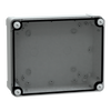 Contenitore in policarbonato , PanelSeT TBP,  UL, IP66, IK08, RAL 7035, A241xL192xP87 con coperchio trasparente H20