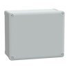 Contenitore in policarbonato , PanelSeT TBP,  UL, IP66, IK08, RAL 7035, A291xL241xP128 con coperchio opaco H20
