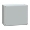 Contenitore in policarbonato , PanelSeT TBP,  UL, IP66, IK08, RAL 7035, A291xL241xP128 con coperchio opaco H60