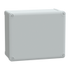 Contenitore in policarbonato , PanelSeT TBP,  UL, IP66, IK08, RAL 7035, A291xL241xP128 con coperchio opaco H60